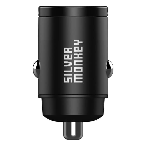 Silver Monkey Billaddare PD-CPCT30-SM 30W 1x USB-C PD - Svart