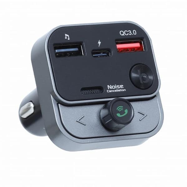 FM MP3-Sändare Bluetooth 5.0 + USB-A/Typ C 30W ART FM-84B