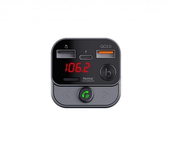 FM MP3-Sändare Bluetooth 5.0 + USB-A/Typ C 30W ART FM-84B
