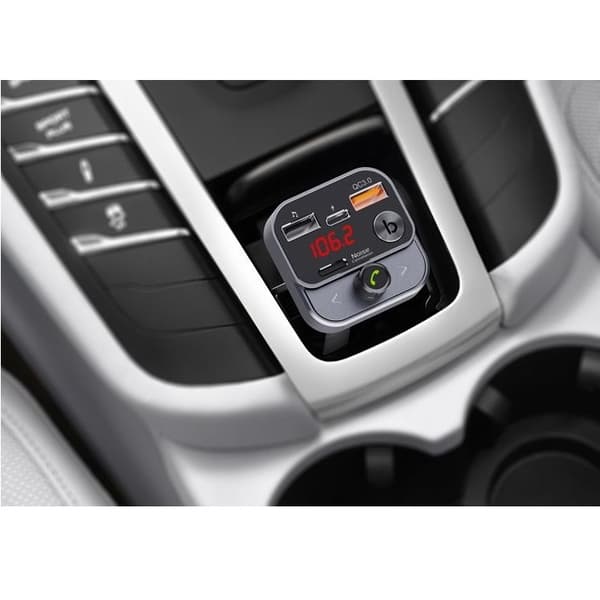 FM MP3-Sändare Bluetooth 5.0 + USB-A/Typ C 30W ART FM-84B
