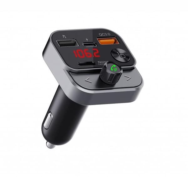 FM MP3-Sändare Bluetooth 5.0 + USB-A/Typ C 30W ART FM-84B
