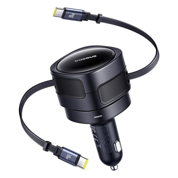 Baseus PD Billaddare 60W 2x USB-C - Svart