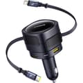 Miniatyrbild 1 av 5: Baseus PD Billaddare 90W USB-C - USB-A - Svart