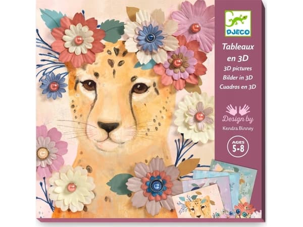 Djeco Djeco Pappersarbeten - Blomsterkransar