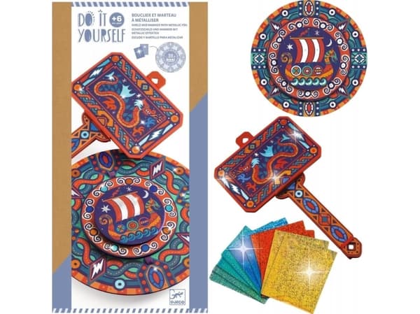Djeco DIY - Kilpi ja vasara - Kuin viikinki