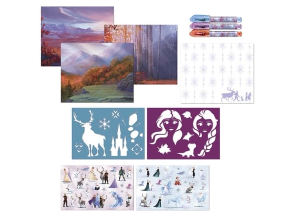 Totum Disney Frozen 2 Designer Activity Book, Children''s craft kit, 3 År, Multifärg