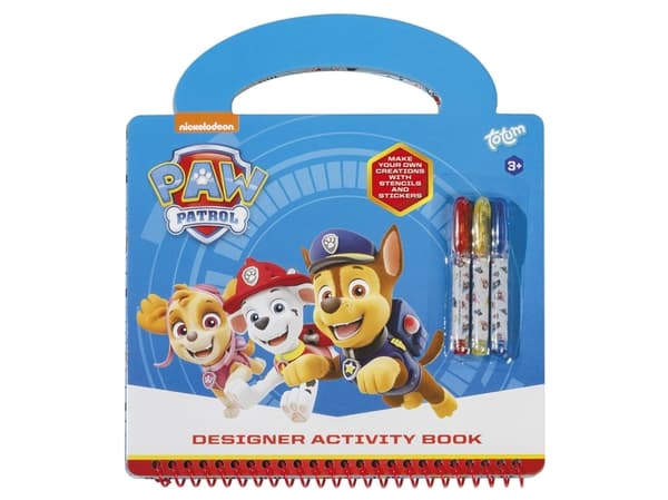 Totum PAW Patrol Designer Activity Book, Children''s craft kit, 3 vuosi/vuosia, Monivärinen