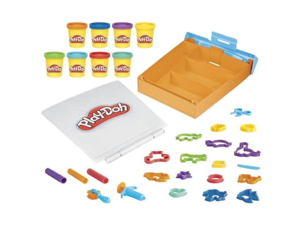 Play-Doh Imagine Animals Storage Set, Håndverkssett for barn, 3 år, Ikke giftig, Flerfarget