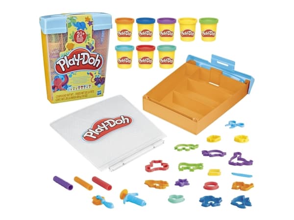 Play-Doh Imagine Animals Storage Set, Håndverkssett for barn, 3 år, Ikke giftig, Flerfarget