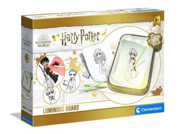 Clementoni HARRY POTTER - LUMINOUS BOARD, Children''s drawing stencil set, 7 År