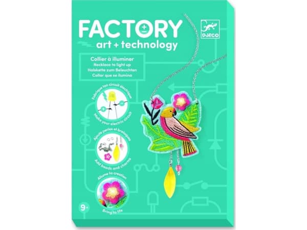 Djeco Factory - E-tekstil - Halskjede - Bird ( DJ09323 ) (39323)
