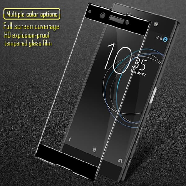 IMAK Heltäckande Härdat Glas Sony Xperia XA1 - Svart
