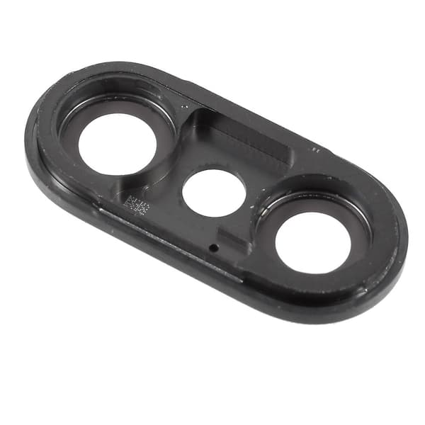 iPhone X Back Camera Lens Cover with Bracket and Glass Replacement - Black