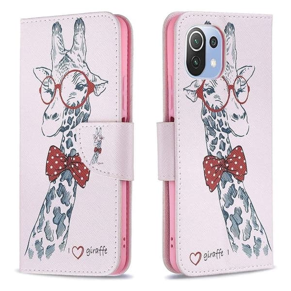 Plånboksfodral Xiaomi Mi 11 Lite - Giraff