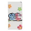Pikkukuva 6 / 6: Plånboksfodral Xiaomi Mi 11 Lite - Ugglor & Blommor
