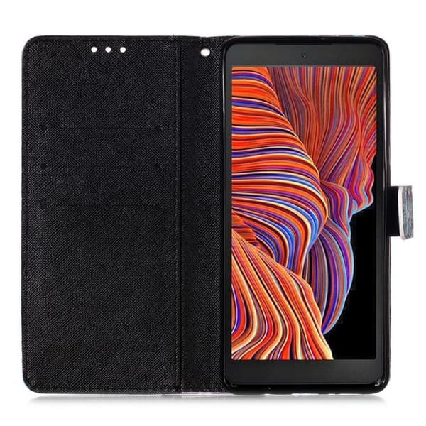 Plånboksfodral Samsung Galaxy XCover 5 – Döskalle / Rosor