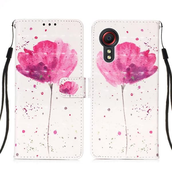 Plånboksfodral Samsung Galaxy XCover 5 – Rosa Blomma
