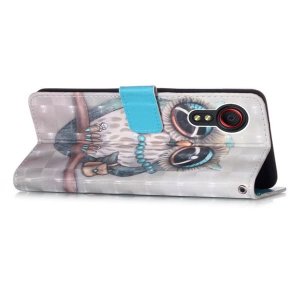 Plånboksfodral Samsung Galaxy XCover 5 – Utsmyckad Uggla