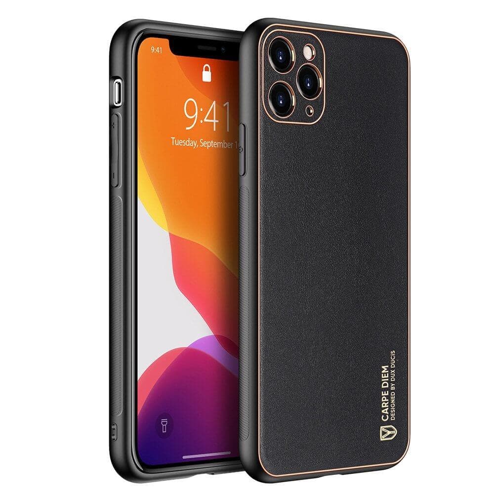 Dux Ducis Yolo elegant skal PU läder iPhone 11 Pro Svart