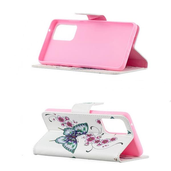 Plånboksfodral Xiaomi Mi 11i - Fjärilar och Blommor