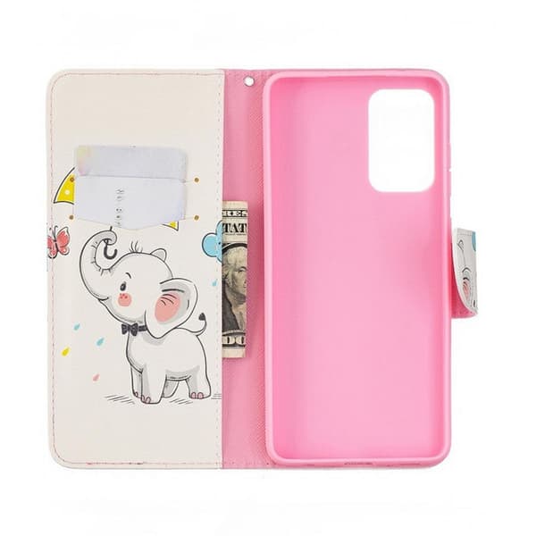 Plånboksfodral Xiaomi Mi 11i - Elefant med Paraply