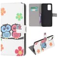 Pikkukuva 1 / 5: Plånboksfodral Xiaomi Mi 11i - Ugglor & Blommor