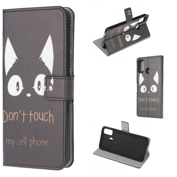 Plånboksfodral Motorola Moto G30 – Dont Touch My Cell Phone