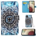 Miniatyrbillede 1 af 5: Plånboksfodral Samsung Galaxy A22 (4G) – Blå Mandala