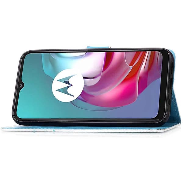 Plånboksfodral Motorola Moto G30 - Blå Mandala