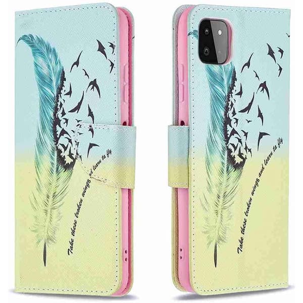 Plånboksfodral Samsung Galaxy A22 5G – Take These Broken Wings