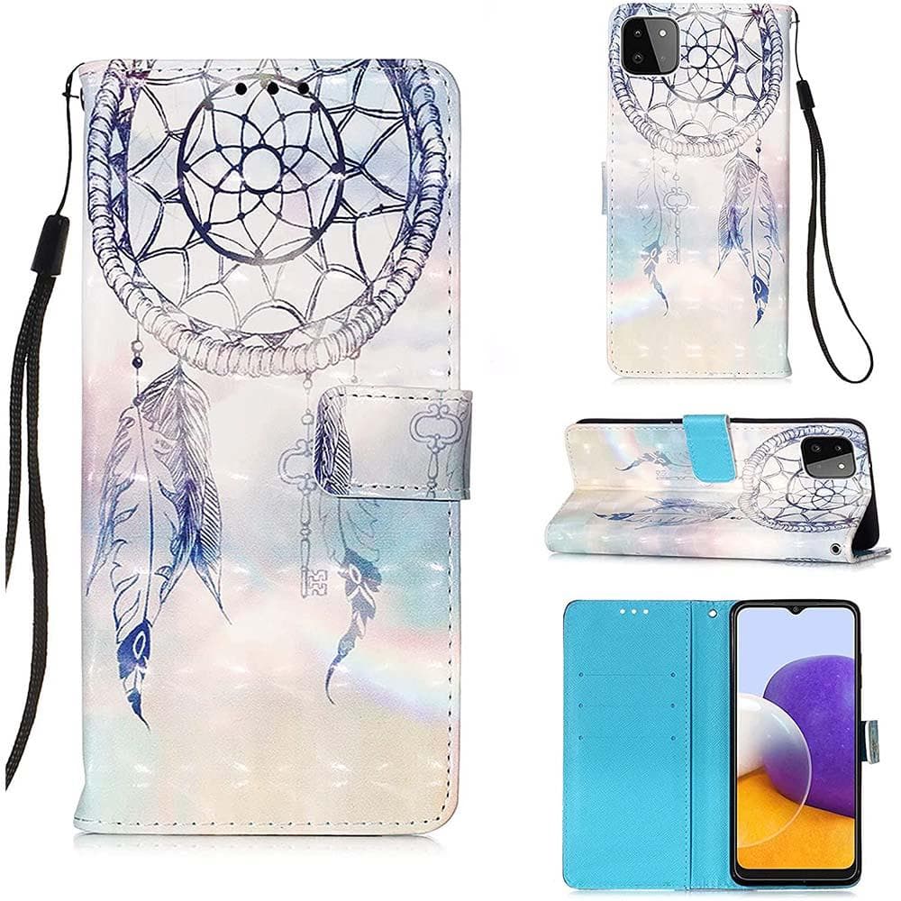 Plånboksfodral Samsung Galaxy A22 5G - Drömfångare Himmel