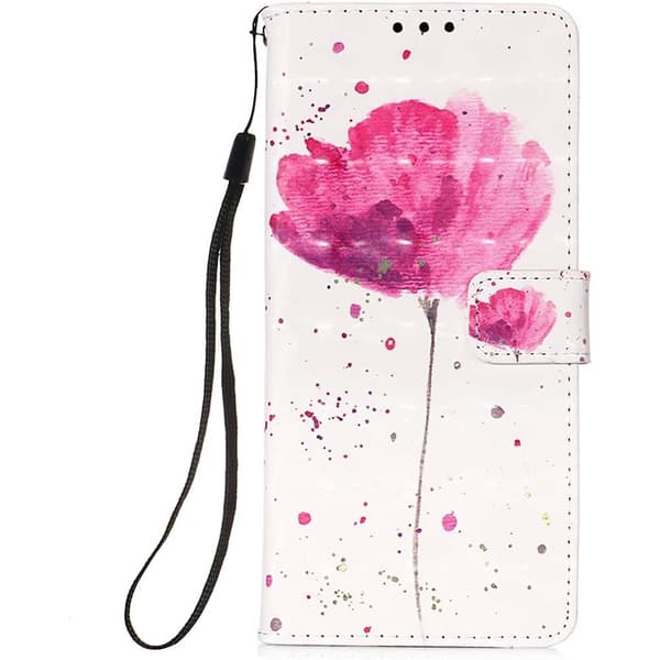 Plånboksfodral Samsung Galaxy A22 5G – Rosa Blomma