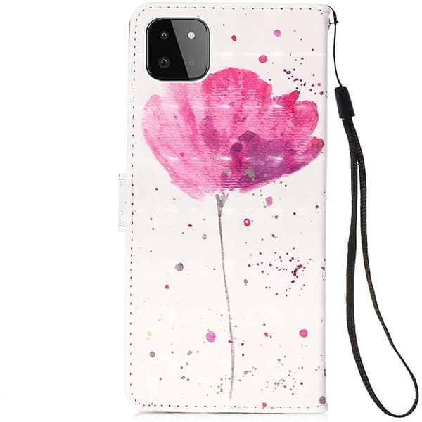 Plånboksfodral Samsung Galaxy A22 5G – Rosa Blomma
