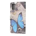 Pikkukuva 3 / 6: Lompakkokotelo Samsung Galaxy A03s - Sininen Perhonen