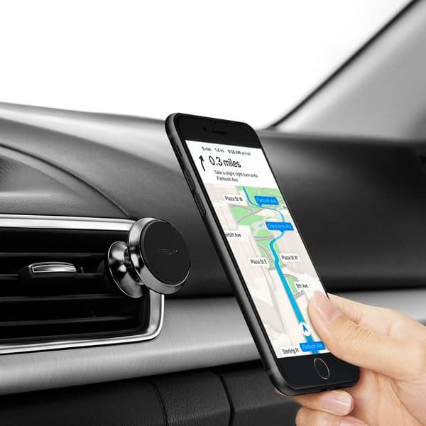 Universellt magnetiskt mobilfäste för bilen, roterbart, exklusiv design