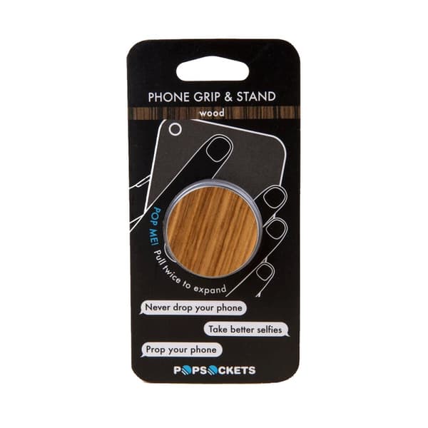 PopSocket Holder / Stand - Zebrawood