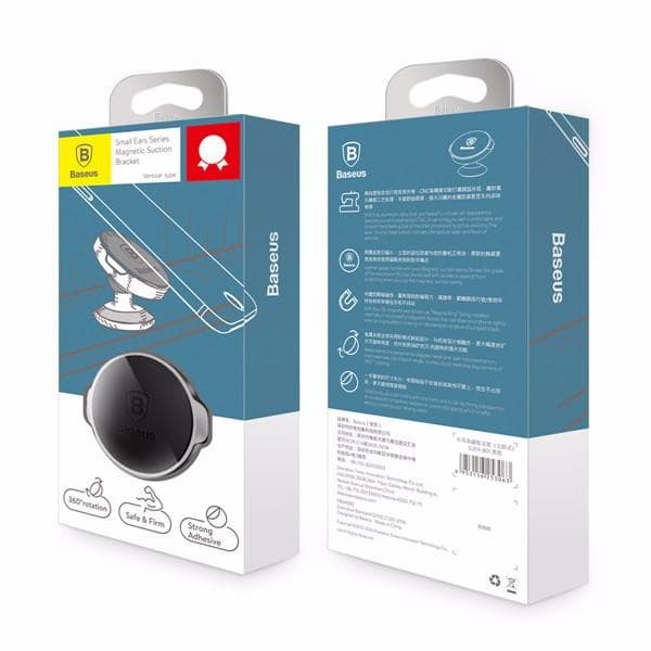 Baseus Small Ears Series 360 Degree Rotation Magnetic Holder Black