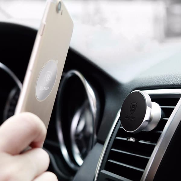 Baseus Small Ears Series Magnetic Phone Holder Car Air Vent Mount Black