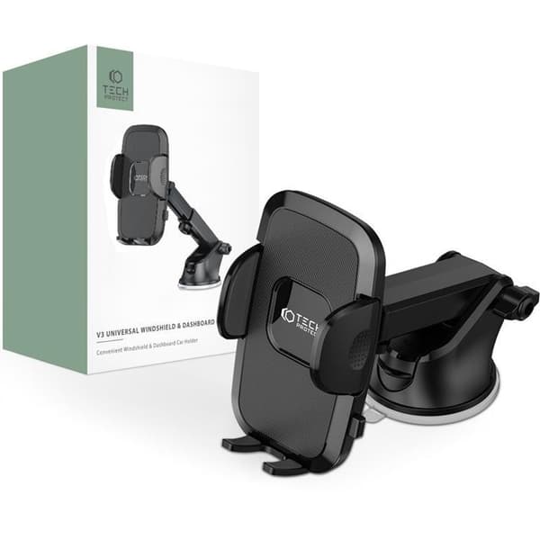 Tech-Protect V3 Universal Bilhållare Vindskydd & instrumentbräda - Svart