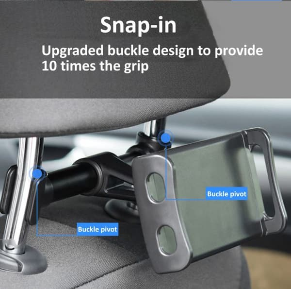 Universal Tablet, iPad & Smartphone mobilhållare till bil