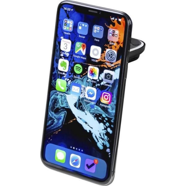 Bullet Aero Mobile Phone Holder Solid Black/White One Size