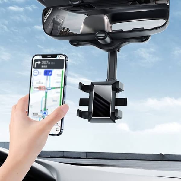 Universal 360° Roterbar mobilhållare för backspegeln