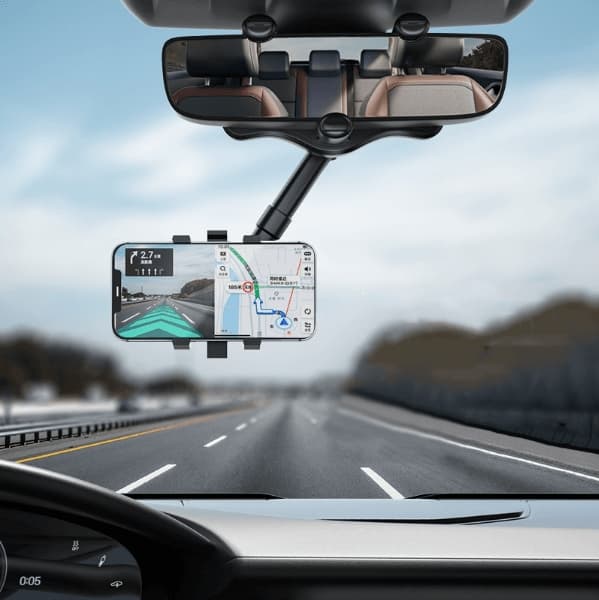 Universal 360° Roterbar mobilhållare för backspegeln
