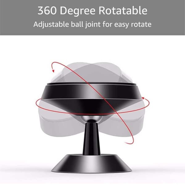 360 pyörivä matkapuhelinpidike itse kiinnittyvällä magneetti -auton pidikkeellä