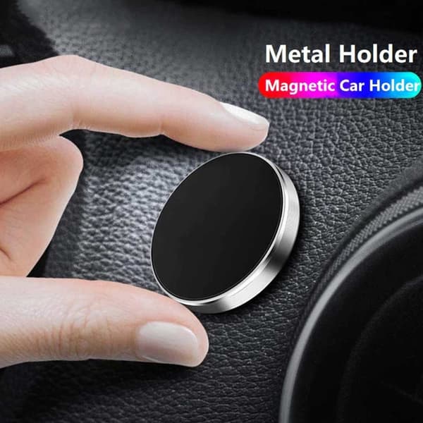 Universal mobilholder Magnet selv -tilpynt bilholder sølv