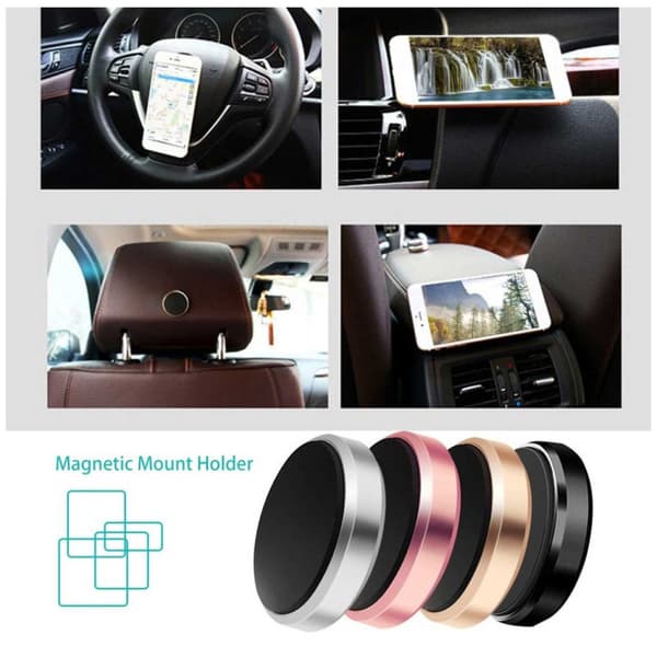 Selvbehandlingsmagnet mobilholder for bilen og hjemmet