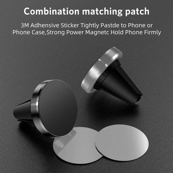 Magnet Mobile Holder til bilventilatoren Bilholder Black