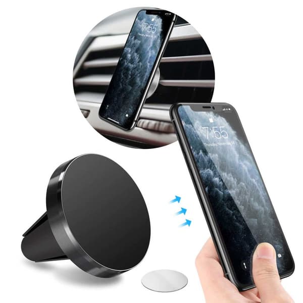 Magnet Mobile Holder til bilventilatorbilholderen sort | CDON