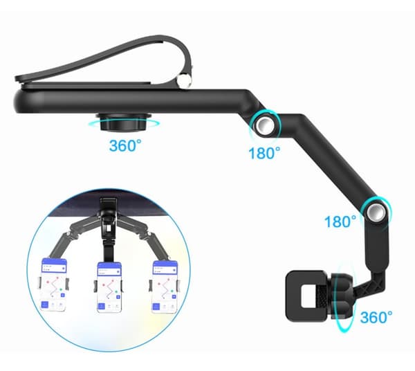 Roterbar 1080° Mobilhållare för Solskärm - Grön