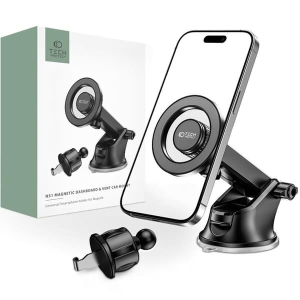 Tech-Protect Magsafe Bilhållare N51 Dashboard And Vent Mount - Svart